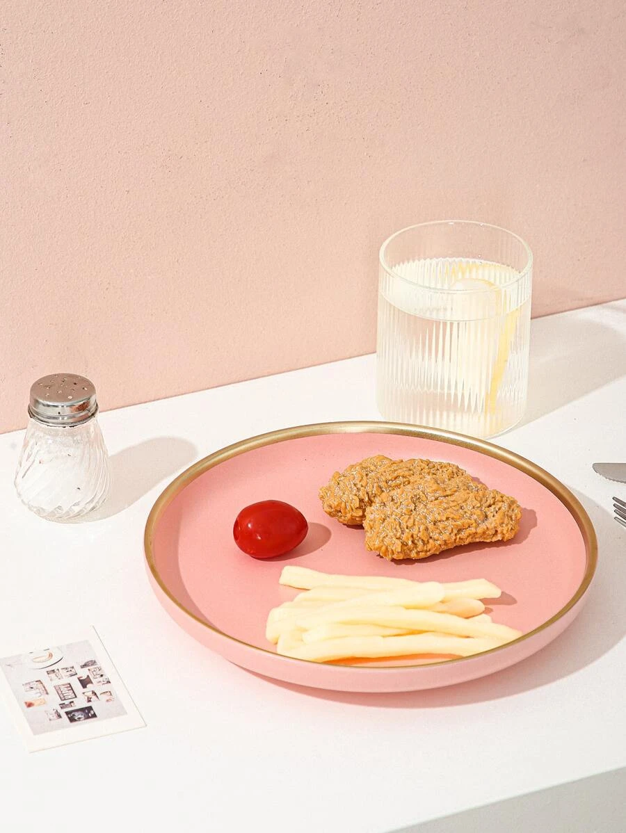 จาน ขอบสีตัด 1 ชิ้น ff-8