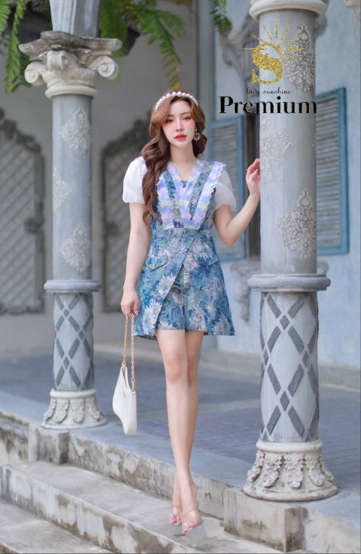 ผ้าทอแสนสวย ชุดนี้เรียบแต่หรู ส-71