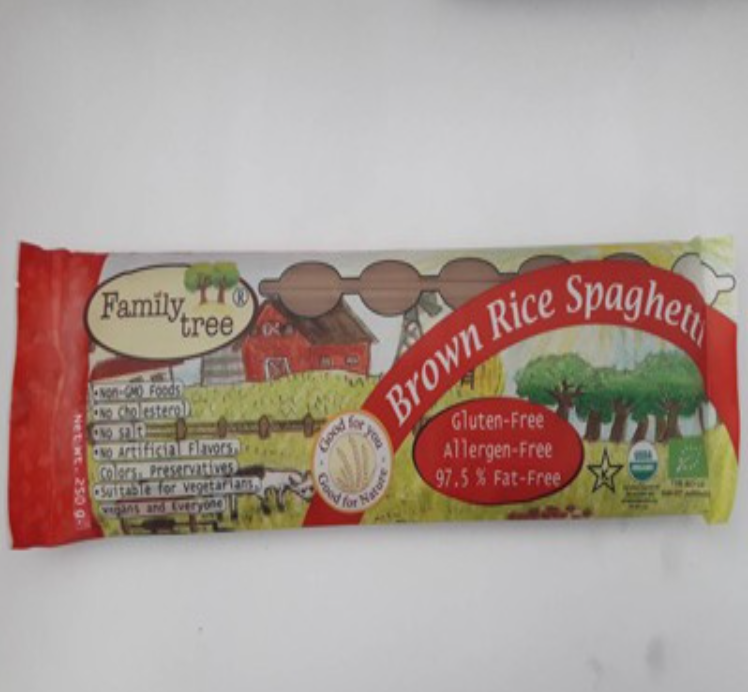 FF65-สปาเก็ตตี้ข้าวกล้องอินทรีย์ Brown Rice Spaghetti
