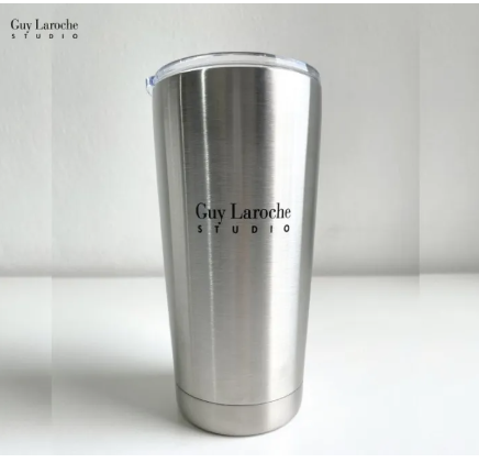 SF109-Guy Laroche Studio แก้วน้ำเก็บร้อน/เย็น สแตนเลส 590 ml (20 ออนซ์) รุ่น BIB6003