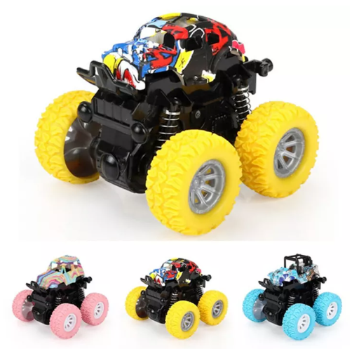 GO57-รถเฉื่อยขับเคลื่อนสี่ล้อ รถของเล่น Big Wheel ล้อใหญ่ หมุนได้ 360 องศา ใช้มือไถเล่น