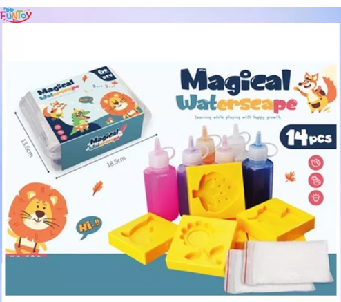 MM04-พร้อมส่ง‼️ของเล่นเด็ก เยลลี่น้ำ DIY Magiccal WaterSeapeของเล่นแนววิทยาศาสตร์ เสริมพัฒนาการ จินตนาการให้ลูก ของเล่นเด็ก