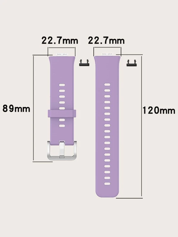 สายนาฬิกา ซิลิโคน สีพื้น เหมาะกับ Huawei Watch Fit  น-29