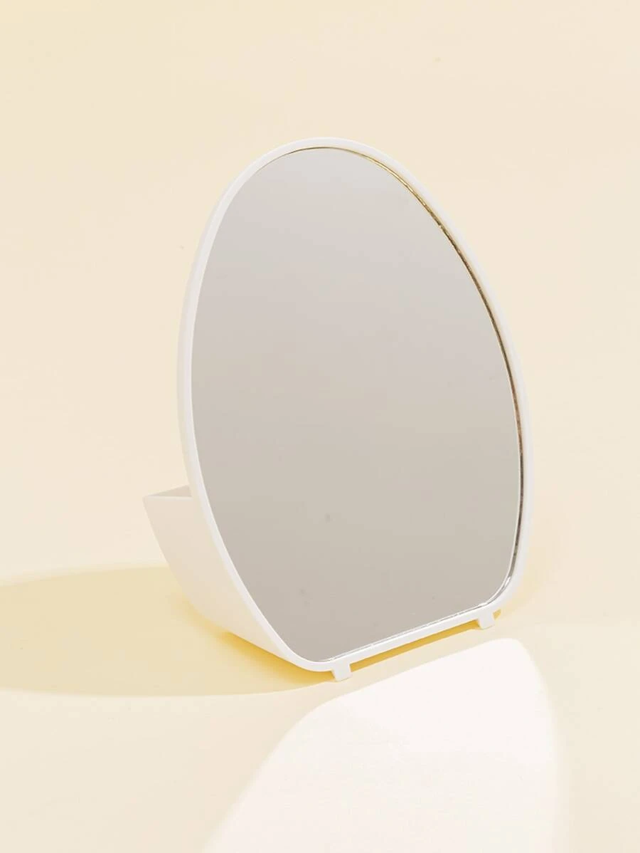 กระจก 1 ชิ้น ทรงวงรี อเนกประสงค์ ตั้งโต๊ะ  k-66