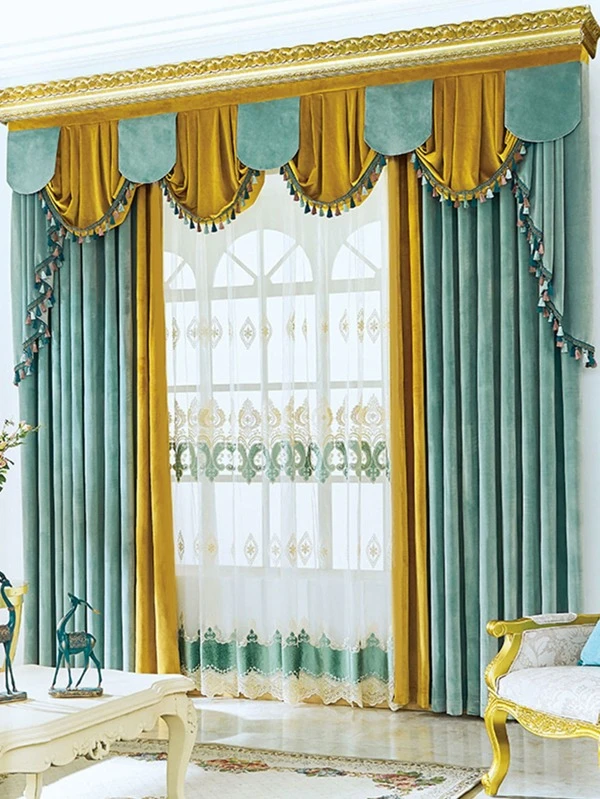 ผ้าม่านทึบแสง ทูโทน แผงเดียว  075