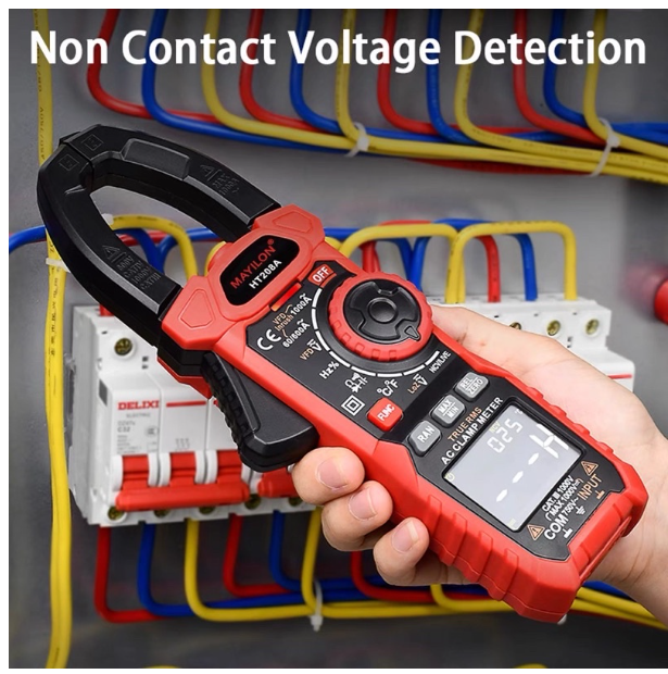 R54-HABOTEST รุ่น HT208A Current Clamp Multimeter Amp Meter HT208A