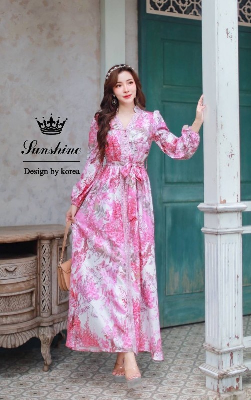 Dress :: เดรสโบฮีเมียนตัวยาวอลังสุดน่ารัก