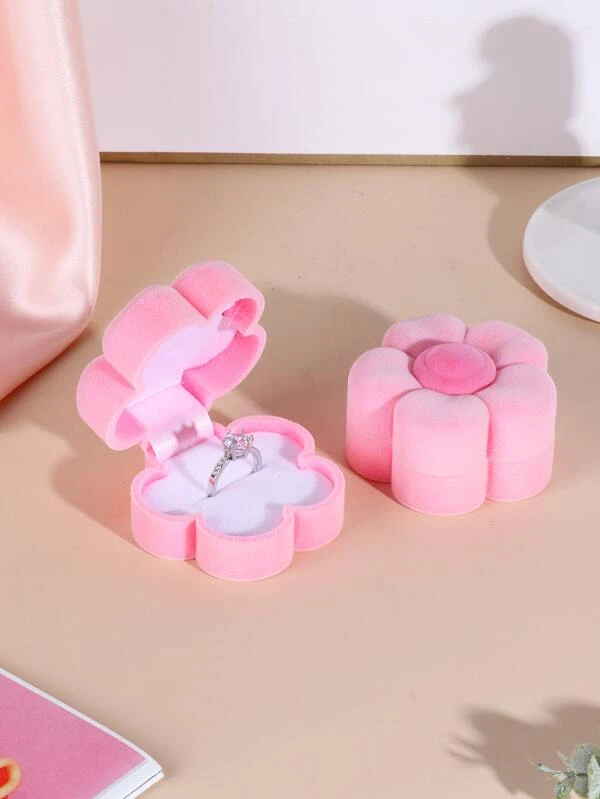 กล่องเก็บแหวน การออกแบบ ดอกไม้ 1 ชิ้น  i-77