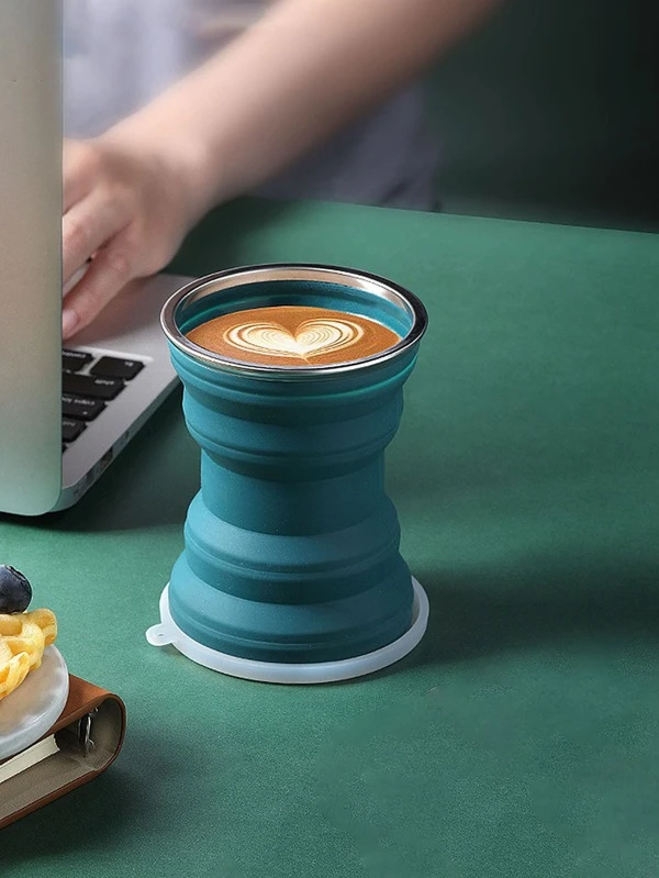 แก้วน้ำ ซิลิโคน พับได้ สำหรับ กลางแจ้ง 1 ชิ้น  oo-7