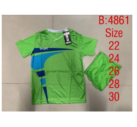 BIG95-ชุดกีฬาเด็กSport ลายพิมพ์ ชุดฟุตบอลราคาถูก เสื้อกางเกง ไซส์ 14 - 30 ชุดเด็กผู้ชาย ผู้หญิง