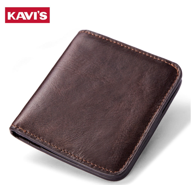 RAY84-Kavis กระเป๋าสตางค์หนังวัวแท้กระเป๋าใส่เหรียญกระเป๋าผู้ชาย