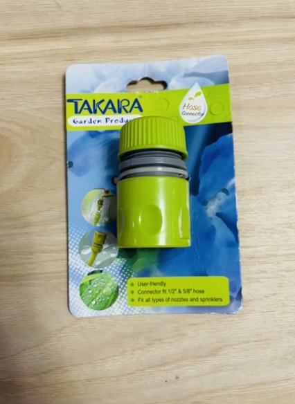 MW91-ลดล้างสต็อค แท้ ข้อต่อสายยาง รุ่น DGT2102 ขนาด 1/2 และ 5/8 นิ้ว สีเขียว TAKARA ทาคาร่า ราคาถูกที่สุด ราคา ต่อตัว