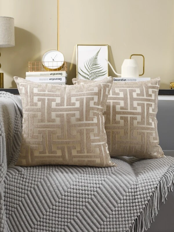 หมอนอิงลายเรขาคณิต 1pc ไม่มีฟิลเลอร์ a-92