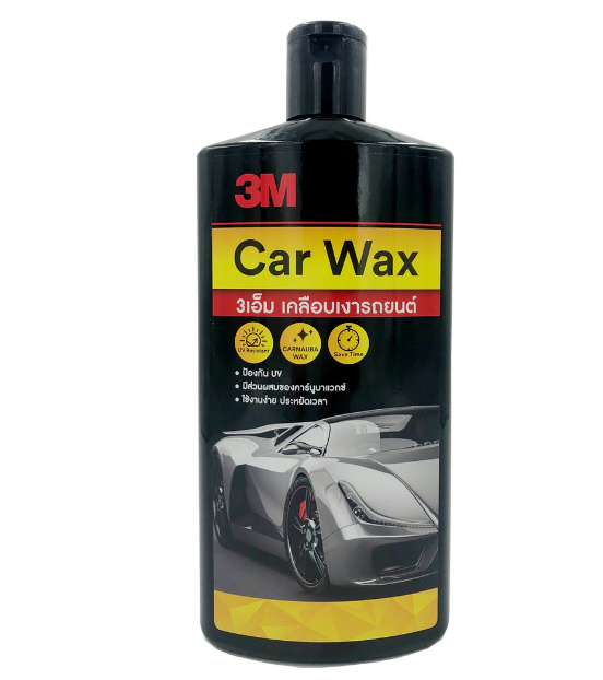 AC94-3M Car Wax ผลิตภัณฑ์เคลือบเงารถยนต์ คาร์นูบาแวกซ์ ชนิดครีม 400ml.