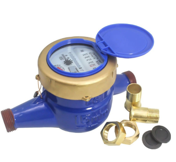 TH184-กรุงเทพฯ มาตรวัดน้ำ มิเตอร์วัดน้ำ มิเตอร์น้ำปะปา มิตเตอร์น้ำ มิเตอร์น้ำ 15mm (4 คะแนน)DN15มาตรน้ำ ระบบใบพัดเฟื่องจักร