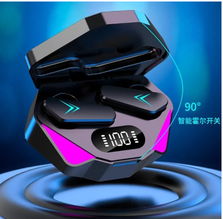 PD18-ใหม่ล่าสุด หูฟังสำหรับเล่นเกมบลูทูธ หูฟังกล่องชาร์จไร้สาย 9D หูฟังสเตอริโอกีฬาหูฟังพร้อม