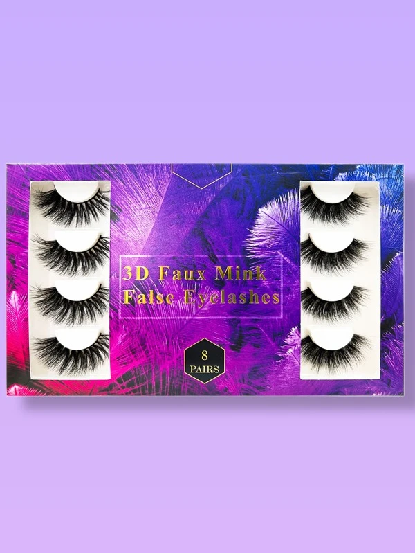 ขนตาปลอม 8 คู่ เพิ่มความหนา  g-60