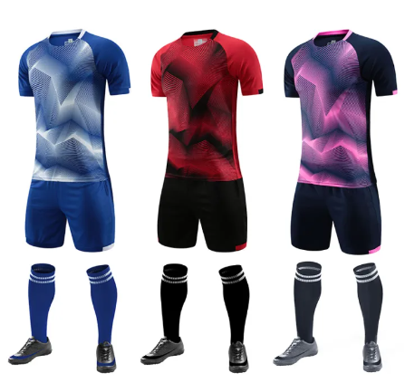 BIG84-ชุดกีฬาสำหรับผู้ชาย ชุดกีฬา เสื้อฟุตบอล ชุด2ชิ้น ชุดกีฬา [กทม. พร้อมส่ง]