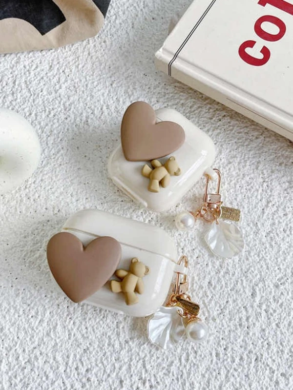 เคส เหมาะกับ Airpods ตกแต่ง หัวใจ e-61