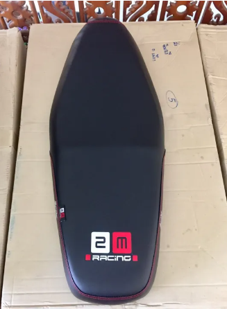 FU137-เบาะปาด หนังคุณภาพโรงงาน รุ่น Dream super cup หนังเรดเดอร์ หนังด้าน ด้ายแดง งานสวยคุณภาพดี เบาะแต่ง เบาะมอเตอร์ไซด์ เบาะ2M งานคุณภาพ