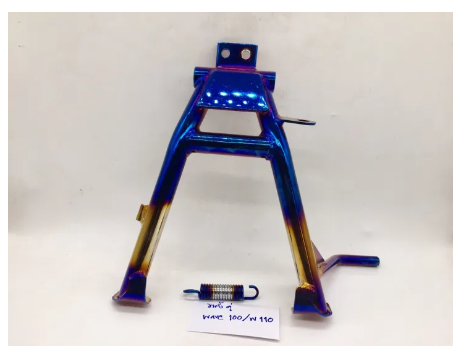 FU226-ขาตั้งคู่ ไทเททอง สำหรับ HONDA WAVE 110/W100 พร้อมสปริงขาตั้ง งานดี งานสวย แข็งแรง อะไหล่แต่งมอร์เตอร์ไซคื